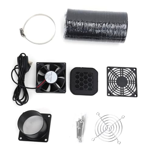 TSMORY USB Lüftungslüfter 3D Druckergehäusebeatmung Ventilation Kits Premium Staubdicht Konstanter Lüftungssysteme Zubehör von TSMORY