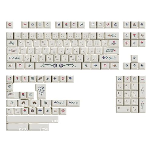TSMORY Verbessert Die Tastatur Mit Voynich Manuskript Inspiriert Wärme Sublimierte Schlüsselkaps Ergonomisch Für Mechanische Tastaturen TSMORY Verbessert Die Tastatur Mit Voynich Manuskript Inspiriert Wärme Sublimierte Schlüsselkaps Ergonomisch Für Mechanische Tastaturen von TSMORY
