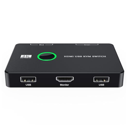 USB KVM Geräte Tastaturen Mausdrucker KVM Switcher Box USB Switcher Splitter Display Geräte Für 2 PC Teilen USB KVM Geräte Tastaturen Mausdrucker KVM Switcher Box USB Switcher Splitter Display Geräte Für 2 PC Teilen von TSMORY