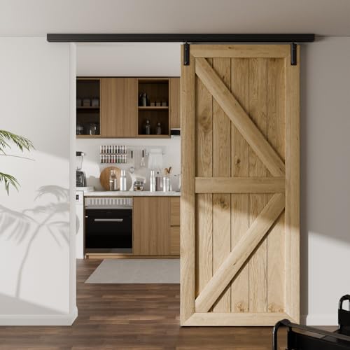 TSMST 182cm Deckenmontage Schiebetürsystem Komplett-Set Schiebetür Set schiene laufschienen mit schiebetürbeschlag von TSMST