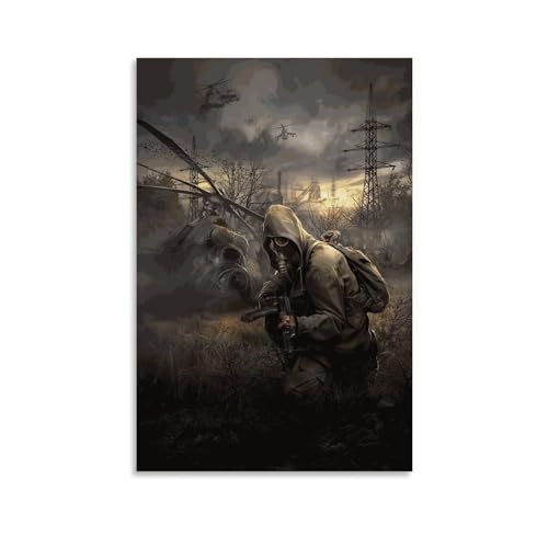 STALKER In The Raid Poster Dekorative Malerei Leinwand Wandkunst Wohnzimmer Poster Schlafzimmer Malerei,Wandkunst Bilddruck Moderne Familienzimmer Dekor 12x18inch(30x45cm) von TSNKNP
