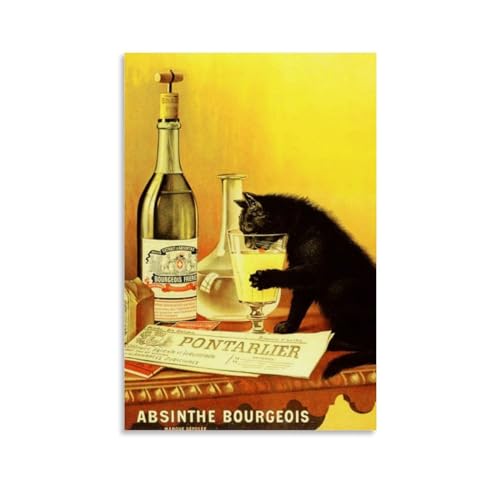 TSNKNP Absinthe Bourgeois Poster Dekorative Malerei Leinwand Wandkunst Wohnzimmer Poster Schlafzimmer Malerei,Wandkunst Bilddruck Moderne Familienzimmer Dekor 16x24inch(40x60cm) von TSNKNP