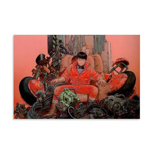 TSNKNP Anime Akira Poster Dekorative Malerei Leinwand Wandkunst Wohnzimmer Poster Schlafzimmer Malerei,Wandkunst Bilddruck Moderne Familienzimmer Dekor 24x36inch(60x90cm) von TSNKNP