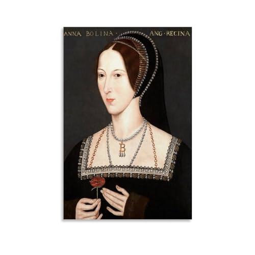 TSNKNP Anne Boleyn Poster Dekorative Malerei Leinwand Wandkunst Wohnzimmer Poster Schlafzimmer Malerei,Wandkunst Bilddruck Moderne Familienzimmer Dekor 16x24inch(40x60cm) von TSNKNP