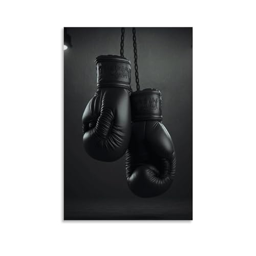 TSNKNP Boxing Gloves Poster Dekorative Malerei Leinwand Wandkunst Wohnzimmer Poster Schlafzimmer Malerei,Wandkunst Bilddruck Moderne Familienzimmer Dekor 12x18inch(30x45cm) von TSNKNP