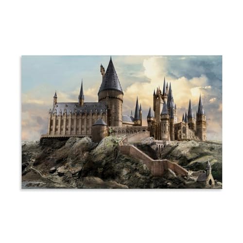 TSNKNP Hogwarts Poster Dekorative Malerei Leinwand Wandkunst Wohnzimmer Poster Schlafzimmer Malerei,Wandkunst Bilddruck Moderne Familienzimmer Dekor 12x18inch(30x45cm) von TSNKNP