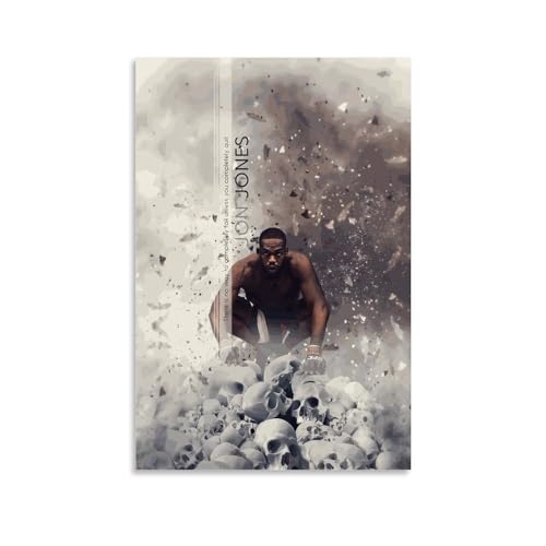 TSNKNP Mma Jones Poster Dekorative Malerei Leinwand Wandkunst Wohnzimmer Poster Schlafzimmer Malerei,Wandkunst Bilddruck Moderne Familienzimmer Dekor 12x18inch(30x45cm) von TSNKNP