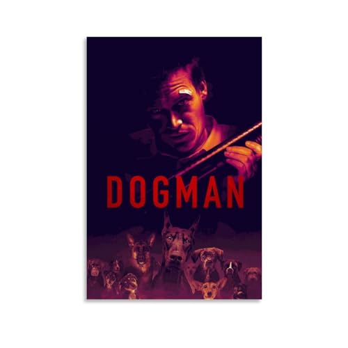 TSNKNP Movie Dogman Poster Dekorative Malerei Leinwand Wandkunst Wohnzimmer Poster Schlafzimmer Malerei,Wandkunst Bilddruck Moderne Familienzimmer Dekor 12x18inch(30x45cm) von TSNKNP