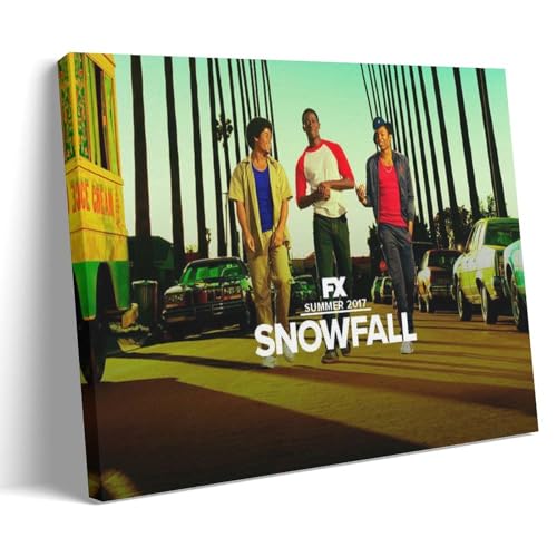 TSNKNP Snowfall Series Poster Dekorative Malerei Leinwand Wandkunst Wohnzimmer Poster Schlafzimmer Malerei,Wandkunst Bilddruck Moderne Familienzimmer Dekor 20x30inch(50x75cm) von TSNKNP