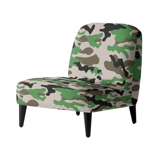 TSOVTHRID Stuhlhussen für Sofas, Stühle, dehnbar, weich, ohne Armlehnen, mit Rückenlehne, abnehmbarer Drehstuhlschutz, waschbar, Waschtisch-Akzent-Stuhlhussen von TSOVTHRID
