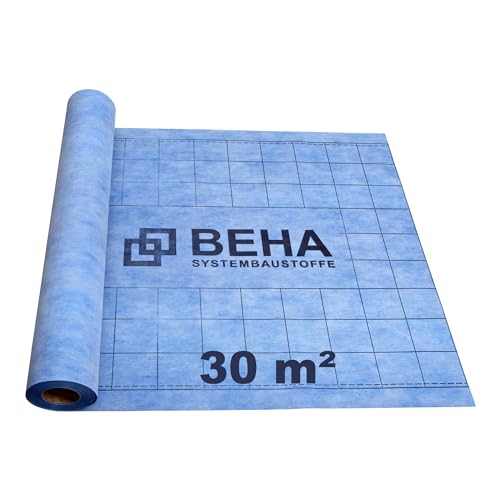 TSR 30m Abdichtbahn Dichtbahn Abdichtung Bad Dusche Balkon Terrasse - Polymer - Wasserundurchlässig - Beidseitig Vlies - Rissüberbrückend - Frostbeständig - Für Wand und Boden - Blau oder Weiß TSR 30m Abdichtbahn Dichtbahn Abdichtung Bad Dusche Balkon Terrasse - Polymer - Wasserundurchlässig - Beidseitig Vlies - Rissüberbrückend - Frostbeständig - Für Wand und Boden - Blau oder Weiß von TSR