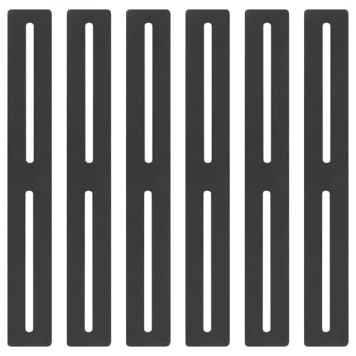6 Stück 360 x 40 mm Schwerlast Flachverbinder Lochplatte,Dicke 3 mm,Verbindungsplatte Flach Reparaturplatte Halterung Verbindungsplatten für Möbel Schränke Regale von TSSS