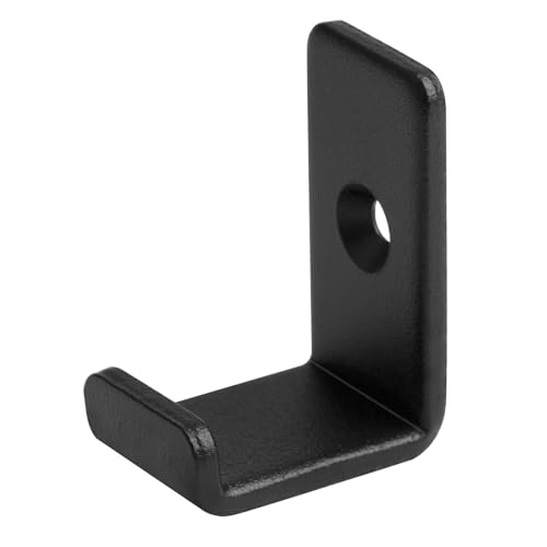 TSSS 10 Stück Mini Schwarz J-Haken | Robuste Wandhalterung für Garage und Lager | 3,2 mm Dicke aus kohlenstoffstahl | Für einfache Aufhängung von TSSS