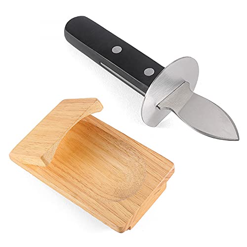 Austernöffner Oyster Shucking Tools Holz Austernklemme Oyster Shucker Clip Schalentieröffner Meeresfrüchte Shucker von TSTSM