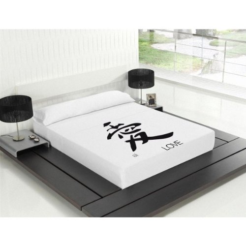 TSUKI Bettwäsche-Set Kore, für 135 cm breite Betten, Schwarz/Weiß/Zen Chillout (135 cm) von TSUKI