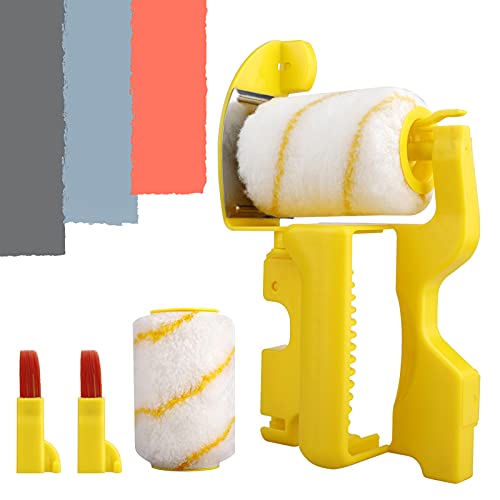Farbkantenroller-Pinsel, multifunktional, Handfarbe, Kantenroller, Pinsel mit extra Ersatzrolle, Pinsel für Zimmer, Wand, Deckenmalerei (#1) von TSYFM