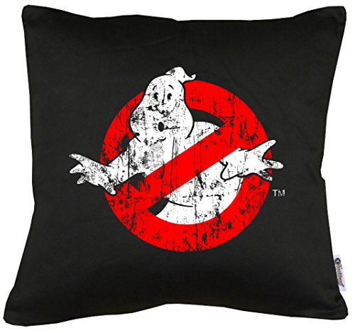 TShirt-People Ghostbuster Distressed Kissen mit Füllung 40x40cm von TShirt-People