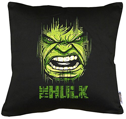 TShirt-People Hulk Face Kissen mit Füllung 40x40cm von TShirt-People