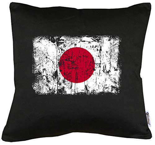 TShirt-People Japan Vintage Flagge Fahne Kissen mit Füllung 40x40cm von TShirt-People