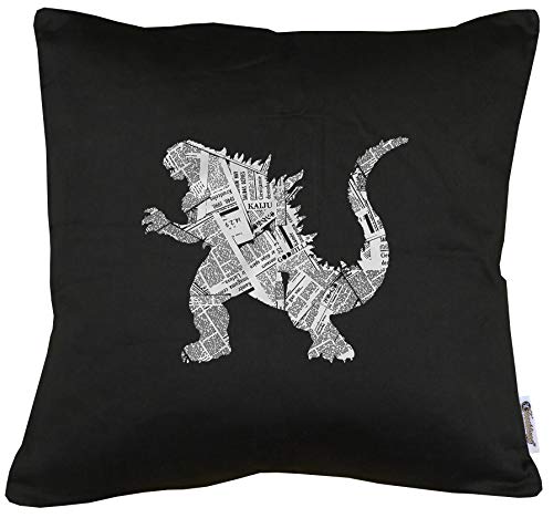 TShirt-People Newsletter Godzilla Kissen mit Füllung 40x40cm von TShirt-People