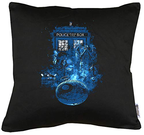 TShirt-People Police Box Kissen mit Füllung 40x40cm von TShirt-People