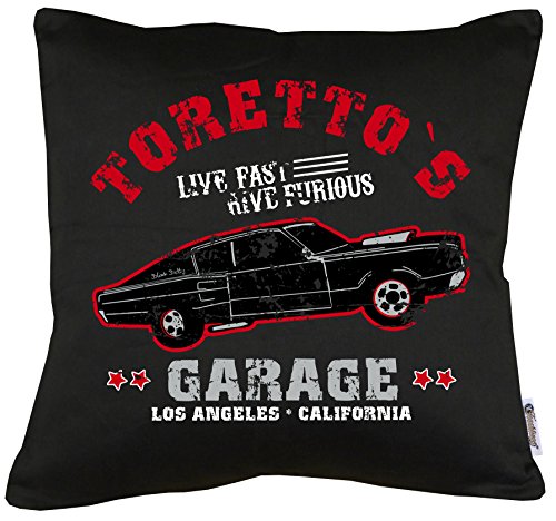 TShirt-People Toretto Garage Kissen mit Füllung 40x40cm von TShirt-People