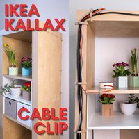 Ikea Kallax 1, 6/3, 7/5, 2 cm | 0.63/1.5 2.1 in Kabel Clips - Organisieren Sie Ganz Einfach Ihre Für Regale von TSolutionsDesign