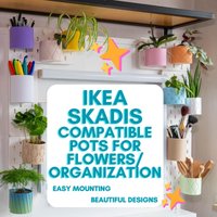 Ikea Skadis Kompatible Töpfe Für Blumen/Organisation von TSolutionsDesign
