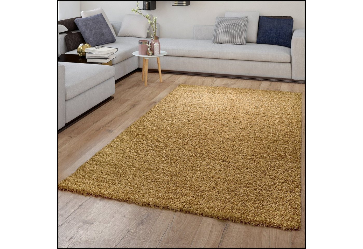 Hochflor-Teppich Teppich Hochflor Wohnzimmer Shaggy Soft, TT Home, Läufer, Höhe: 44 mm von TT Home