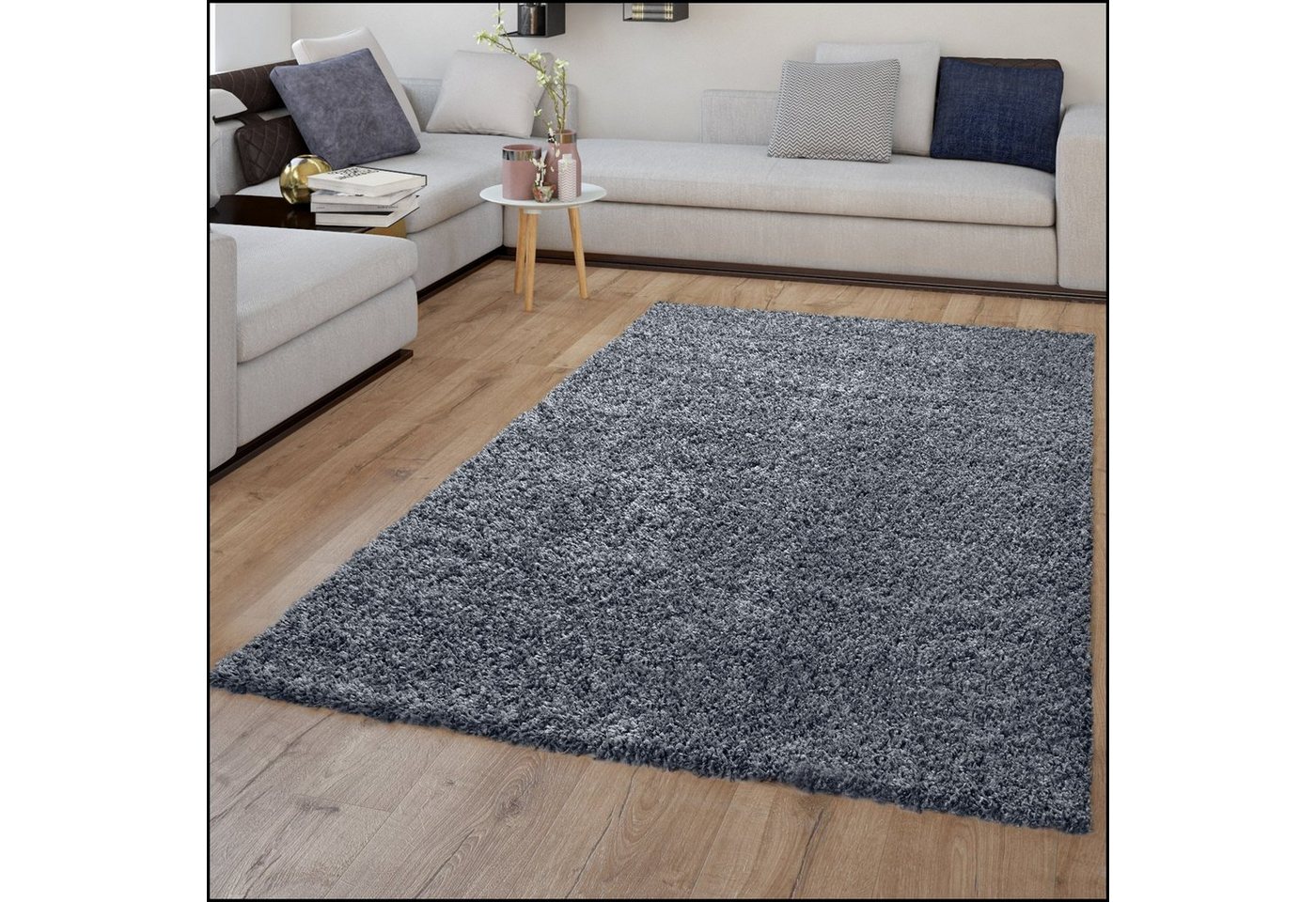 Hochflor-Teppich Teppich Hochflor Wohnzimmer Shaggy Soft, TT Home, Läufer, Höhe: 44 mm von TT Home