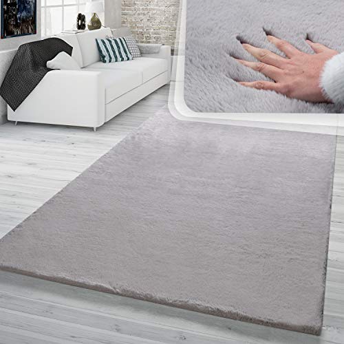 TT Home Hochflor Teppich Wohnzimmer Kunstfell Super Softes Kaninchenfell Imitat In Grau, Größe:80x300 cm TT Home Hochflor Teppich Wohnzimmer Kunstfell Super Softes Kaninchenfell Imitat In Grau, Größe:80x300 cm von TT Home