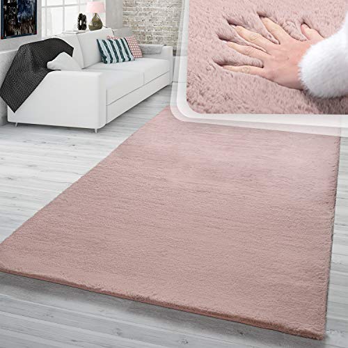 TT Home Hochflor Teppich Wohnzimmer Kunstfell Super Softes Kaninchenfell Imitat In Rosa, Größe:120 cm Rund TT Home Hochflor Teppich Wohnzimmer Kunstfell Super Softes Kaninchenfell Imitat In Rosa, Größe:120 cm Rund von TT Home