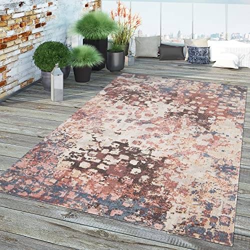 TT Home In-& Outdoor Teppich Küche Wohnzimmer Wetterfest Balkon Vintage Design Abstrakt, Farbe:Bunt 7, Größe:160x230 cm TT Home In-& Outdoor Teppich Küche Wohnzimmer Wetterfest Balkon Vintage Design Abstrakt, Farbe:Bunt 7, Größe:160x230 cm von TT Home