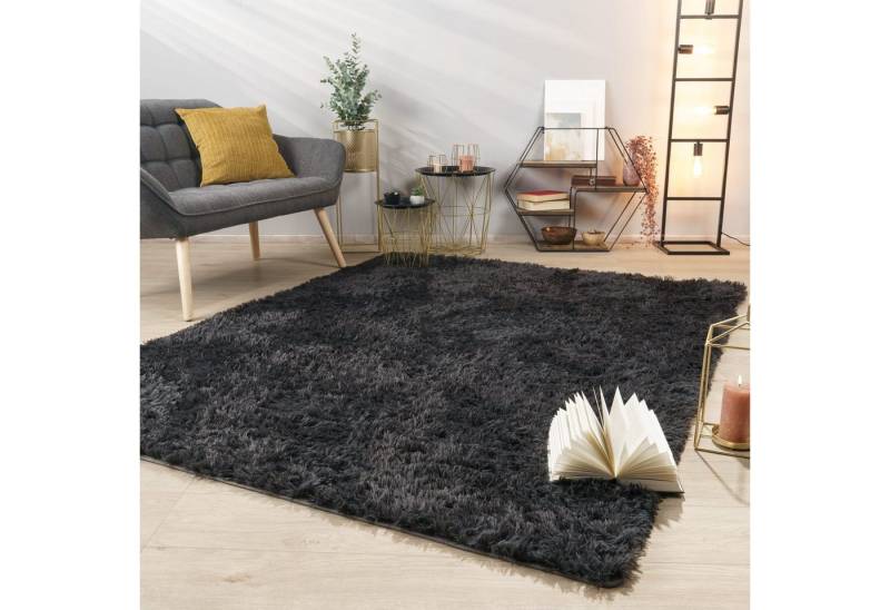TT Home Teppich, Rechteckig, Höhe: 37 mm, Teppich Wohnzimmer Hochflor Langflor Weich Soft Modernes Einfarbiges D TT Home Teppich, Rechteckig, Höhe: 37 mm, Teppich Wohnzimmer Hochflor Langflor Weich Soft Modernes Einfarbiges D von TT Home