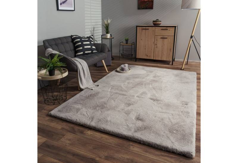 TT Home Teppich, Rechteckig, Höhe: 39 mm, Wohnzimmer Hochflor Teppich Langflor Soft Kaninchenfell Fell Imitat We TT Home Teppich, Rechteckig, Höhe: 39 mm, Wohnzimmer Hochflor Teppich Langflor Soft Kaninchenfell Fell Imitat We von TT Home