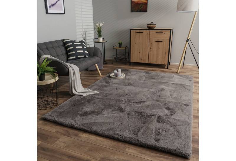 TT Home Teppich, Rechteckig, Höhe: 39 mm, Wohnzimmer Hochflor Teppich Langflor Soft Kaninchenfell Fell Imitat We TT Home Teppich, Rechteckig, Höhe: 39 mm, Wohnzimmer Hochflor Teppich Langflor Soft Kaninchenfell Fell Imitat We von TT Home