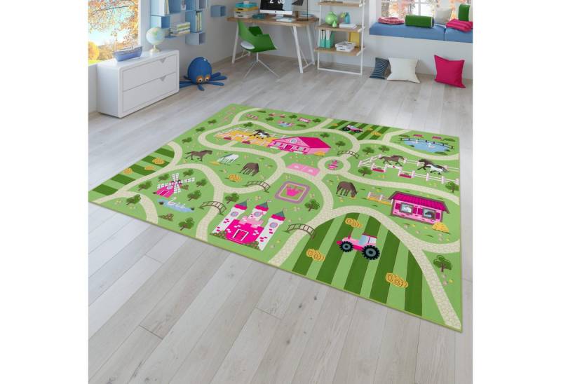 TT Home Teppich, Rechteckig, Höhe: 4 mm, Kinderzimmerteppich Teppich Junge Mädchen Kinderteppich Baby Rutschfes von TT Home