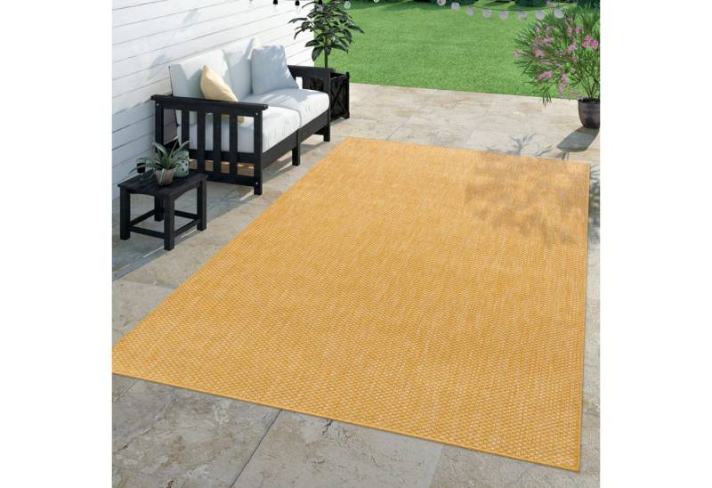 TT Home Teppich, Rechteckig, Höhe: 4 mm, Teppich Outdoor Wohnzimmer Esszimmer Balkon Wetterfest von TT Home