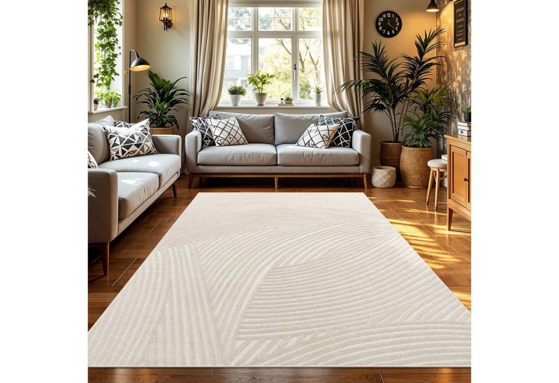 TT Home Teppich 10-496-5_60X100_Creme_Rechteckig, Rechteckig, Höhe: 10 mm, In-& Outdoorteppich Wetterfest Balkon Schlafzimmer Boho Skandi Motiv U TT Home Teppich 10-496-5_60X100_Creme_Rechteckig, Rechteckig, Höhe: 10 mm, In-& Outdoorteppich Wetterfest Balkon Schlafzimmer Boho Skandi Motiv U von TT Home