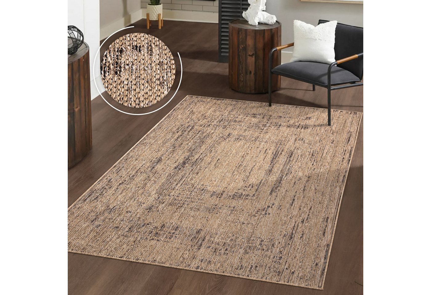 TT Home Teppich 10-523-4_200X280_Beige_Rechteckig, Rechteckig, Höhe: 4 mm, Waschbarer In-& Outdoorteppich Wetterfest Terrasse Uni Moderner Boho A TT Home Teppich 10-523-4_200X280_Beige_Rechteckig, Rechteckig, Höhe: 4 mm, Waschbarer In-& Outdoorteppich Wetterfest Terrasse Uni Moderner Boho A von TT Home