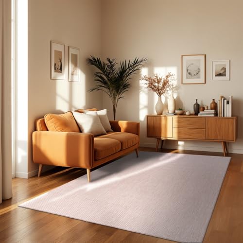TT Home Teppich Für Outdoor Küchenteppich Balkon Terrasse Unifarbenes Design Modern, Farbe: Rosa, Größe:300x400 cm TT Home Teppich Für Outdoor Küchenteppich Balkon Terrasse Unifarbenes Design Modern, Farbe: Rosa, Größe:300x400 cm von TT Home