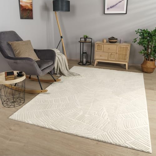 TT Home Wohnzimmer Teppich Esszimmer Kurzflor Geometrische Optik Skandi Boho Unifarben, Farbe:Dunkelcreme, Größe:160x220 cm TT Home Wohnzimmer Teppich Esszimmer Kurzflor Geometrische Optik Skandi Boho Unifarben, Farbe:Dunkelcreme, Größe:160x220 cm von TT Home