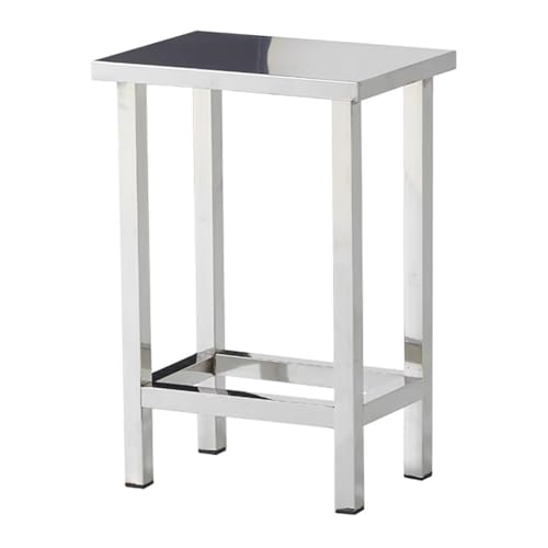 TT-YEC Duschhockerstuhl Für Nicht Rutsches Edelstahl, Badehilfe Für Ältere Und Behinderte, Multifunktionale Stuhl, Platzsparender Badhocker, Hochleistungsmetall-Duschsitz,H55cm von TT-YEC