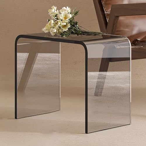 TT-YEC Moderner, Einfacher Transparenter Duschhocker Aus Acryl, Robuste, rutschfeste Duschfußstütze, Fußhocker Zum Wechseln Der Schuhe Für Erwachsene,Transparent Gray h45cm TT-YEC Moderner, Einfacher Transparenter Duschhocker Aus Acryl, Robuste, rutschfeste Duschfußstütze, Fußhocker Zum Wechseln Der Schuhe Für Erwachsene,Transparent Gray h45cm von TT-YEC
