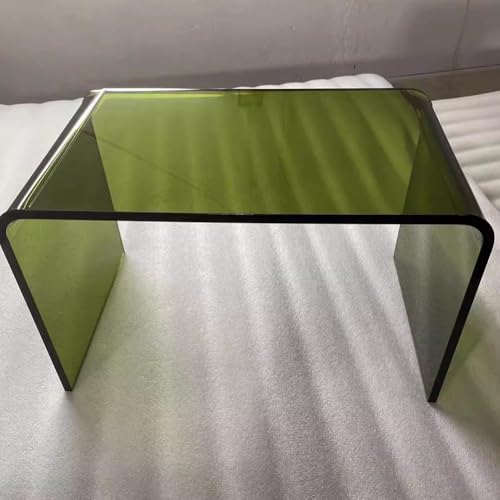 TT-YEC Sauna Transparenter Duschstuhlhocker, U-Förmiger Badezimmerstuhl Aus Acryl Für Den Innenbereich, Rutschfester Badhocker Mit Runder Kante, Badewannensitz,E h23.5cm von TT-YEC