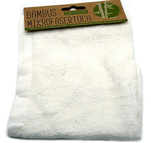 TT Bambus Mikrofasertuch Reinigungstücher 25x25cm Mikrofasertücher Mikrofaser Tücher Lappen Putztücher Saubermachtücher von TT