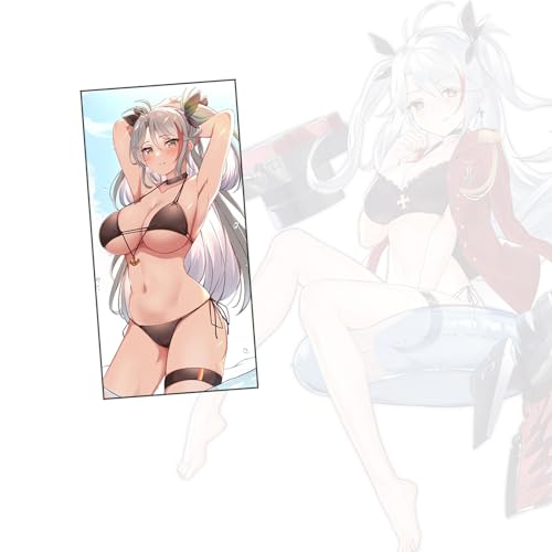 TTAHL Strandtücher Azur Lane Prinz Eugen Anime Strandtuch schnell trocknendes Handtuch Anime Badetuch von TTAHL