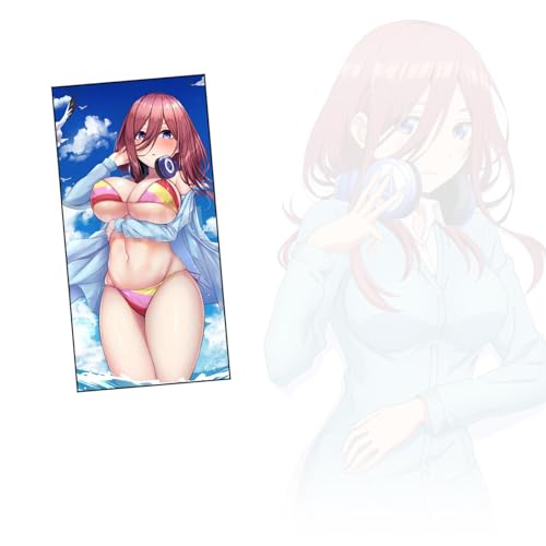 TTAHL Strandtücher The Quintessential Quintuplets Nakano Miku Anime Strandtuch schnell trocknendes Handtuch Anime Badetuch von TTAHL