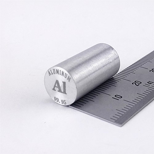 Aluminium-Metallstab 99,95% 4 Gramm 10 Durchmesser x 20 mm Länge Element Al Specimen von Chinaium