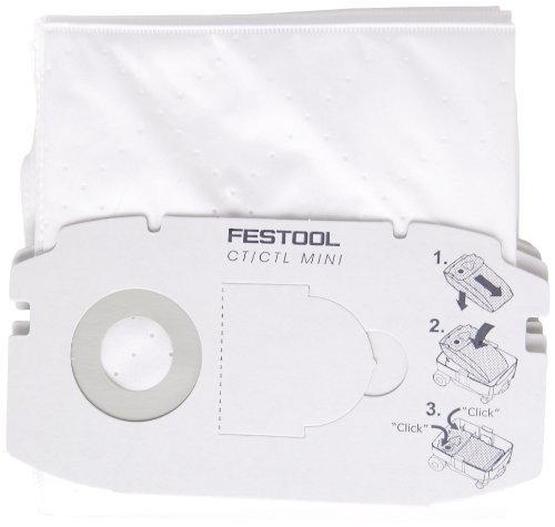 Festool 498410 Self Clean Filter Bag for CT MINI 5 pack, Model: 498410, Tools & Hardware store von TTAMG